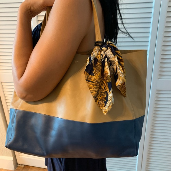 Celine Horizontal Bi-color Cabas - Picture 6 of 13